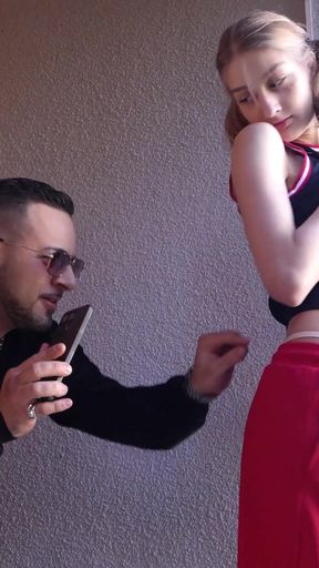 Street basketball slowly turned into hot sex on the street   Clip 1