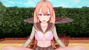 【ERIKA AMANO】【HENTAI 3D】【SHORT ONLY STANDING BACK CARRYING】【KAKKOU NO IINAZUKE/A COUPLE OF CUCKOOS】