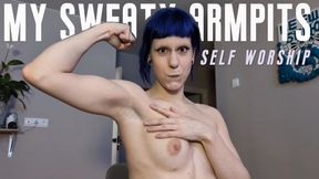Sweaty armpits self worship