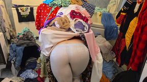 Laundry Pile is Alive! Vore Struggling Ass Shaking POV 1080p HD