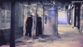 フェラチオ, カップル, フェラチオ, 生ハメ, 素人フェラチオ, ドレス &#8211; デカチンの素人女装ゲイがアナルファック