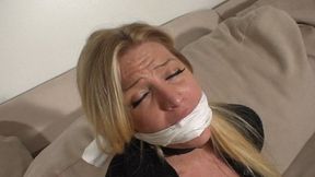 MP4 Format Big boobed Janet KBella chained cuffed and gagged MP4 Format