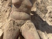 Sand Woman Surprise😈🔥