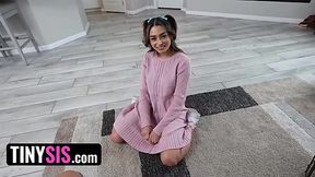 Vanessa Moon Teases Step-Brother, then Fucks in Creative Positions