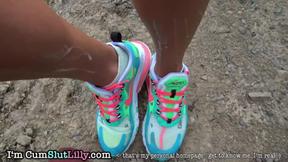 ”Cum On My Sneakers Collection Cumshot Cumpilation 1”