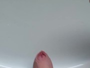 Uncut Teen Boy Cums In The Sink