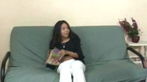 Petite Keanna diapered and spanked