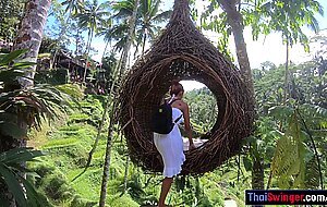 Big round ass thai gf licked and fucked