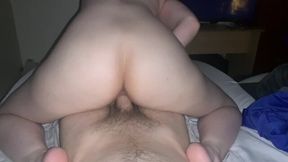 Riding Reverse Cowgirl and Playing with a Toy