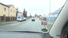 Hot blonde MILF gets a hard fucking in the van