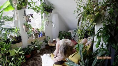 lazy daytime couch sex with her on top