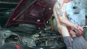 Sexy Mechanic Vilu Vidish Gets Pounded Toyota Ae101