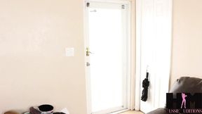 Hot brunette Michelle screams as Brian's big dick fucks her tight hole