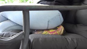 Hamburger Buns Gets Smashed By Ass Buns!