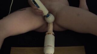 Writhing FTM Machine-Pummeled + Magic Hitachi