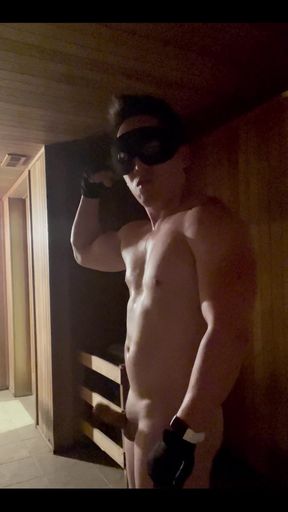 It's Been a While for Some Flex and Jerk off Action