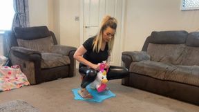 Over loading the bouncing unicorn HD