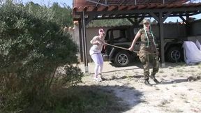 Maya Homerton - Level 2 Intense Bondage Walk Training in the Spanish Sun - Part 2 wmv HD