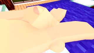 2 homosexual bros have fun togheter tugging - Minecraft Queer Romp