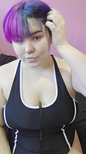 Swimsuit boob folding