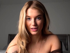 Curly Blonde Teen Records Solo Dildo Masturbation More at