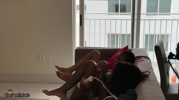 Kashofficials And MajestyNasty gets interrupted by intruder while masturbating
