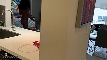 Kashofficials And MajestyNasty gets interrupted by intruder while masturbating