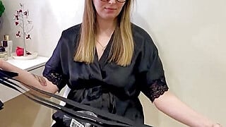 Russian Stepson Fucks Stepmother. Stepmother: "Yes, Yes, Yes, Fuck Me You Bastard!", Sexwife,Hotwife Video
