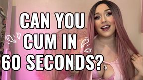 Can You Cum In 60 Seconds? Preemie JOI Training