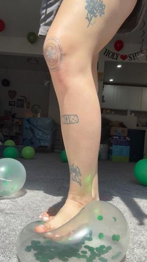 Playing with balloons :)