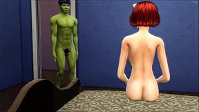 Hulk and Black Widow they have sex in secret without the other heroes finding out