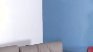 Seductive office babe uses a sex vibrator