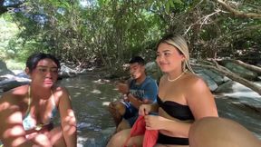 Latinas Experiment with Two Cocks in Their Mouth Part 1