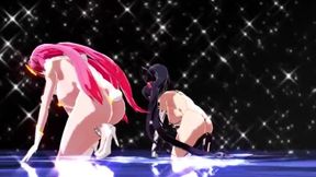 MMd r18 they to fuck so hard but master no time for their pussy 3d hentai