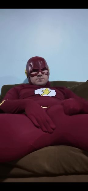 The Flash Cosplay Jerking off