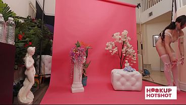 BTS - Chloe Surreal Teases The Camera While Modeling Sultry Looks!