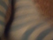 Cute Fuzzy Striped Dirty Socks (No Audio)