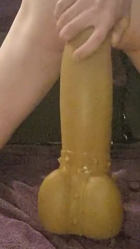 Playing About with My Favorite Xl Anal Dildo From Johnthomastoys Extreme Anal