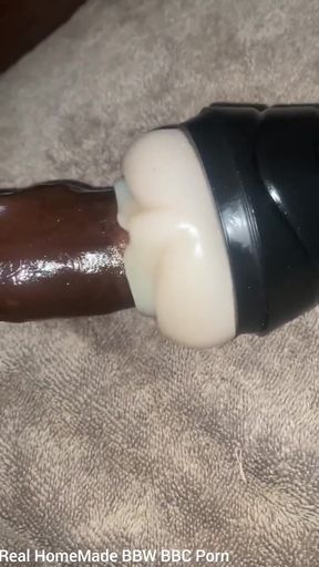 Fucking Torch Fake Pussy Cumming Hard