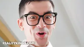 Nerdy Hot Girls With Glasses Playing Together & Getting Fucked In The Ass - Hot Videos