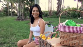 Petite Car Romance with Latina Black-Haired Ignites Wild Passion