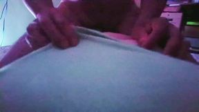 Exciting handjob with huge natural tits