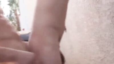 Twink is being fucked in the head and ass against the wall