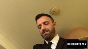 UKSubSluts com - Eva Johnson bends over for spank and anal fuck