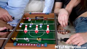 ”Step family forbidden foursome with Stepmommies Lana Roy & Kiara Lord”