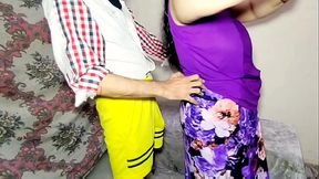 Romantic couple making Anal Sex in hindi dirty talk, Devor recommends himself as an exercise trainer