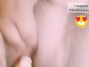 Cheia de tesão se masturbando gostoso buceta toda melhadinh @jessika.arauj0
