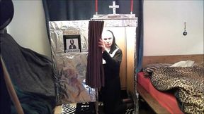 the confessional of the nun
