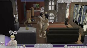 Two busty 3D monster girls wrap me in their big tit embrace