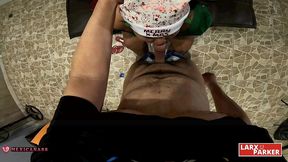 yubiribetzaida rica venezolana me chupa la pinga para luego cogerla en navidad // yubiribetzaida, a delicious venezuelan big ass, sucks my dick before i fuck her at christmas 07